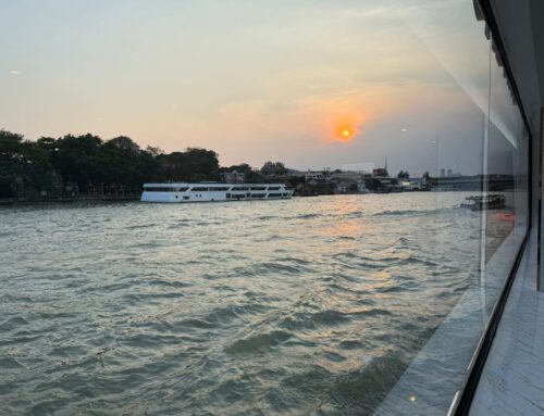 Just a lazy afternoon on a river cruise in Bangkok while you are recovering